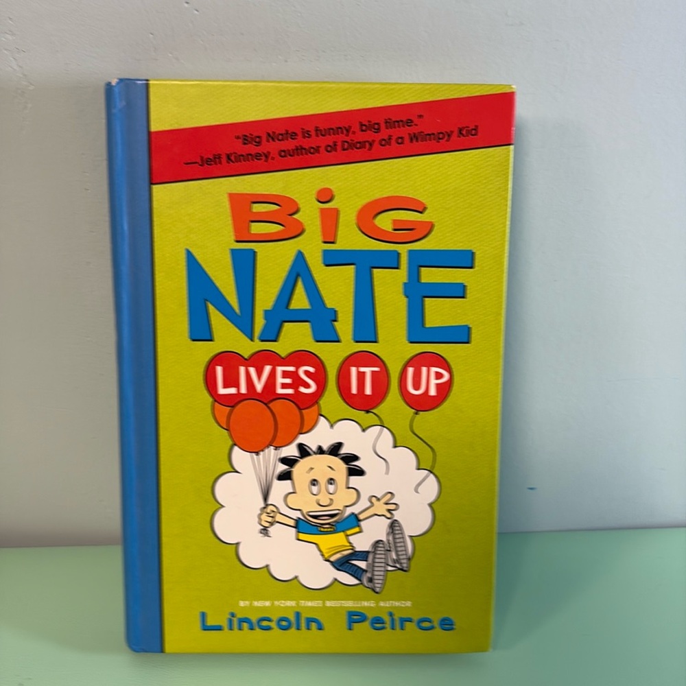 Big Nate Lives It Up Book #7, Lincoln Peirce, Kids Chapter Book, Reading Age 8+